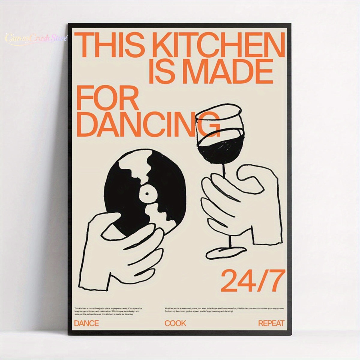 Home Cooking Oil - Sanat Duvar Tablosu Yatak Odası Ofis