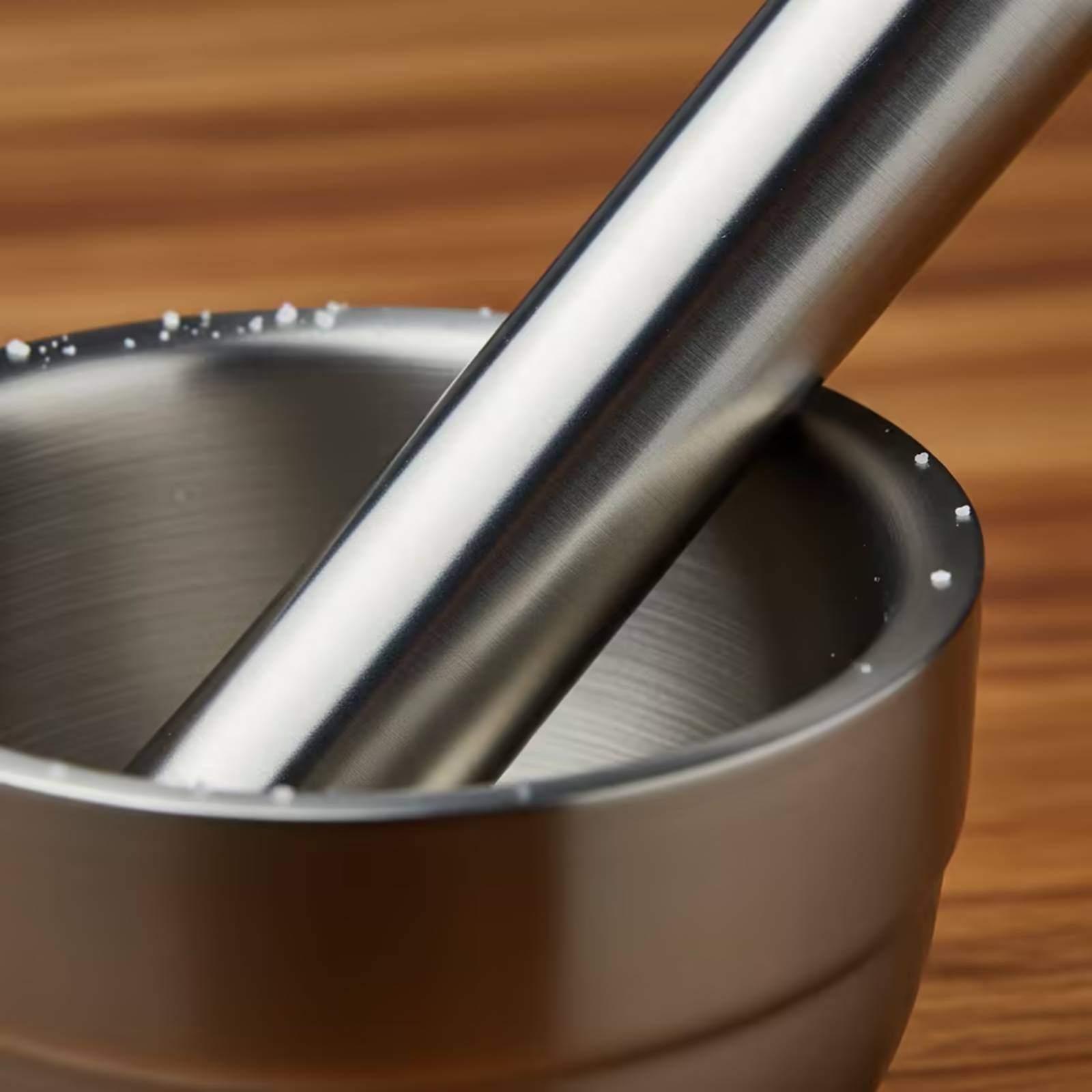 Home Cooking In - Kapaklı Havanda Ezme Seti, Dağınıklık Yaratmayan