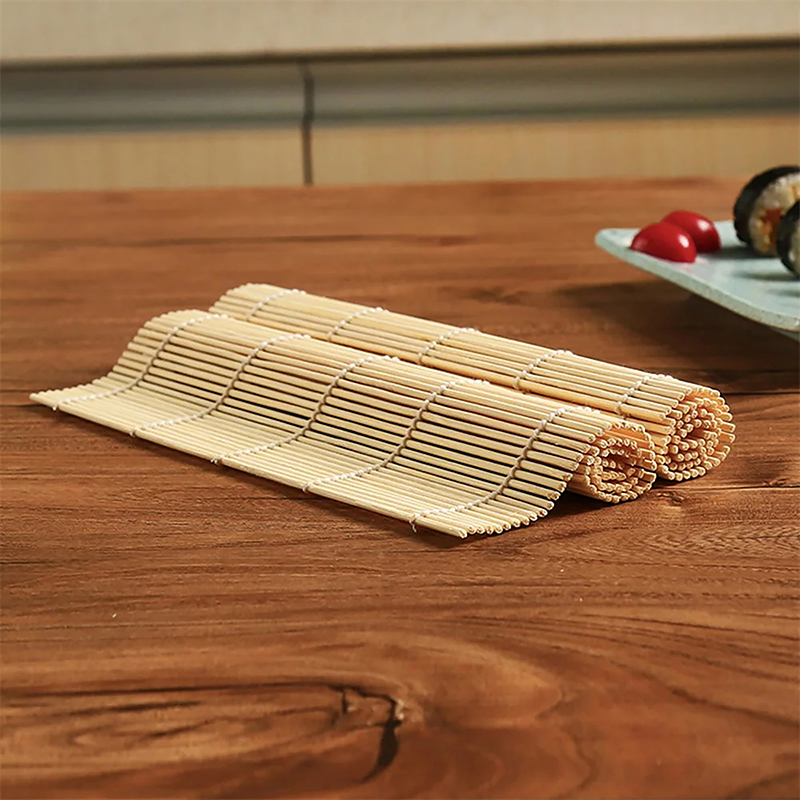 Sushi Mat Bamboo - Suşi bambu haddeleme paspaslar Onigiri pirinç