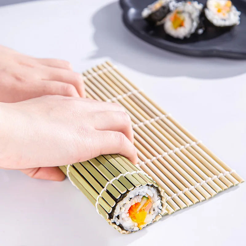 Sushi Mat Bamboo - DIY Bambu Suşi Yapımcısı Haddeleme Mat