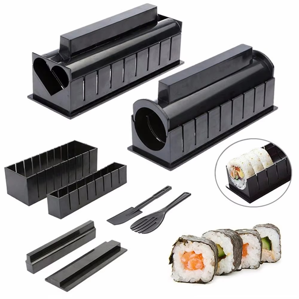 Sushi Mat Bamboo - 3/10 adet Set Japon Suşi Yapıcı