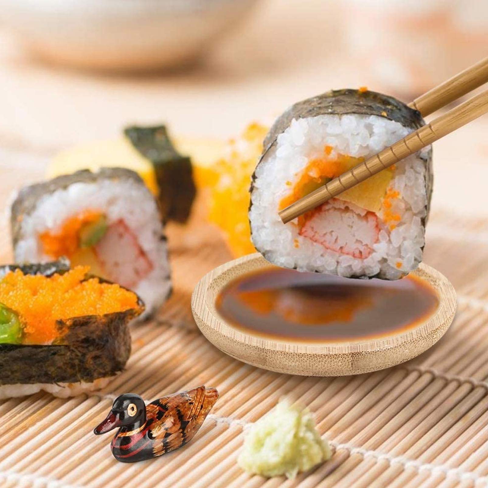 Çeşitli Bambu Suşi Matları, Ba - Sushi Mat Bamboo incelemesi ve fiyatı