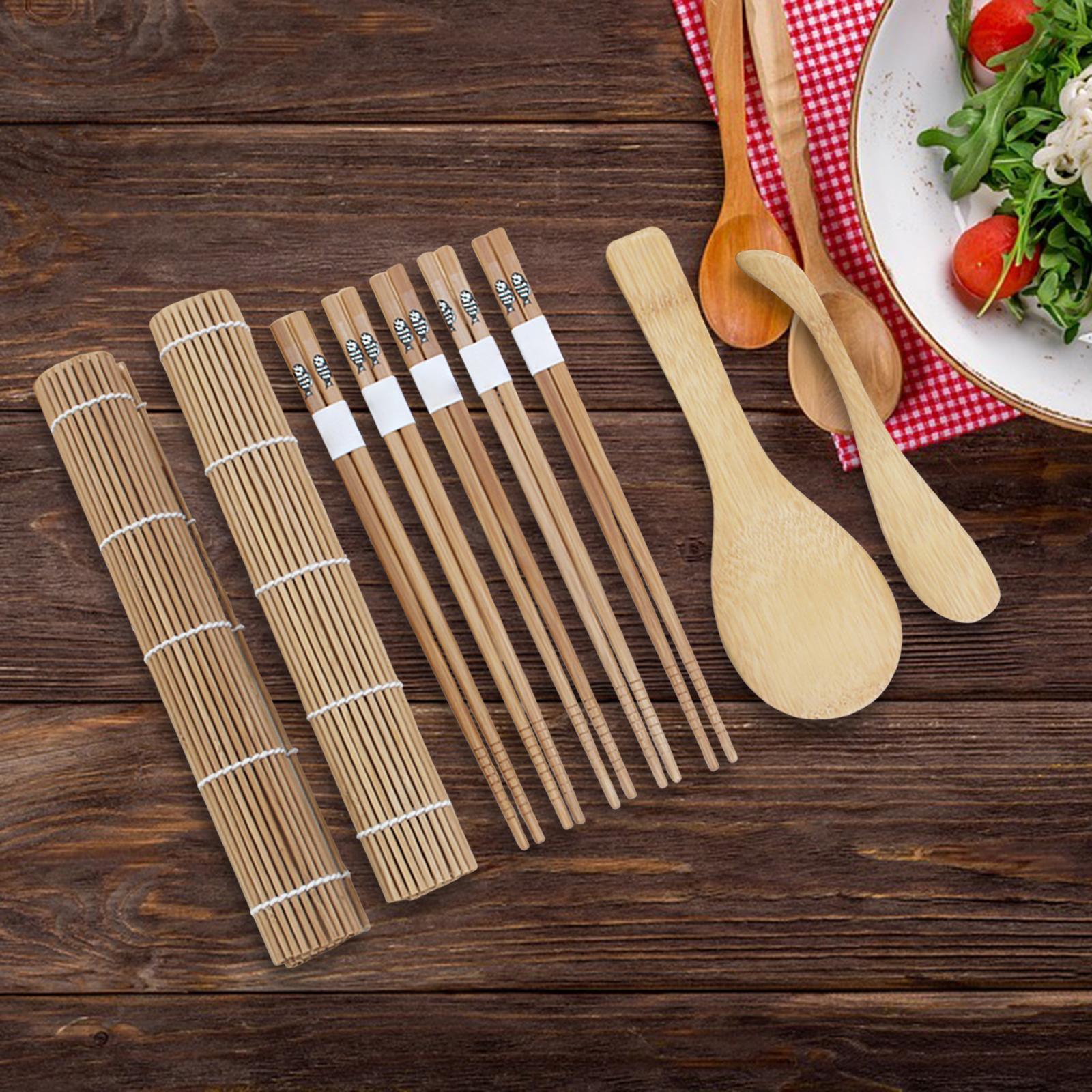 9 Parça Suşi Yapma Seti Bambu  - Sushi Mat Bamboo incelemesi ve fiyatı